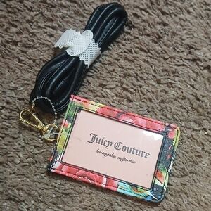 Juicy Couture Card Holder Lanyard